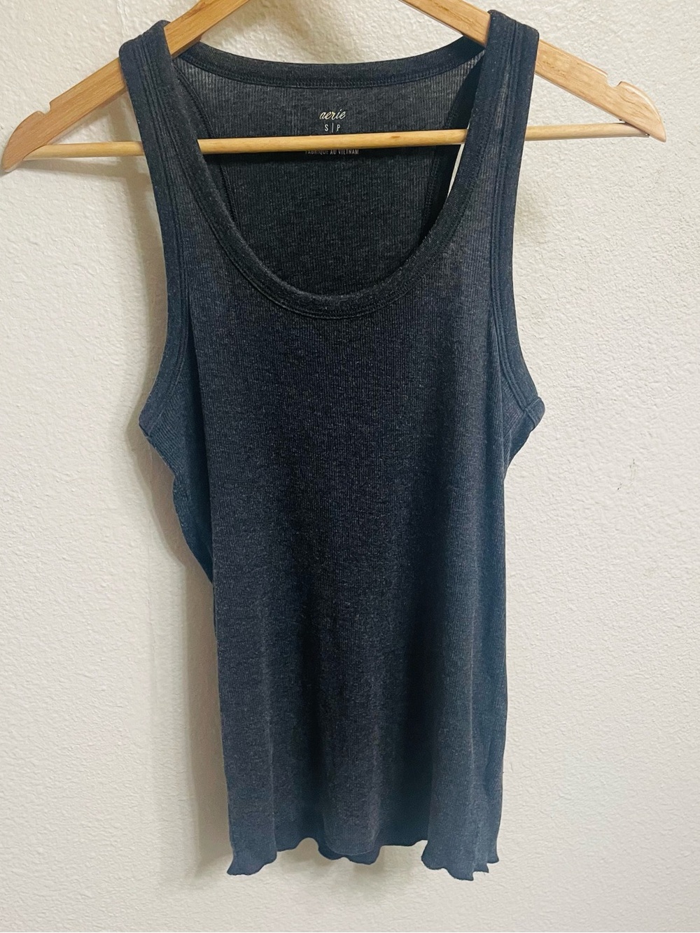 Aerie Racerback Tank Top - Dark Grey